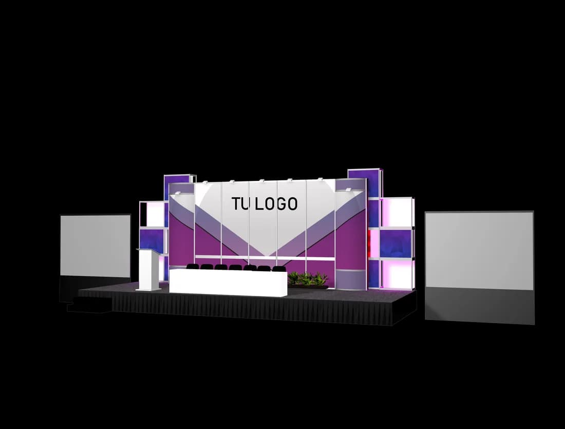 Escenario Aluminio · ESC-08 — vista 2