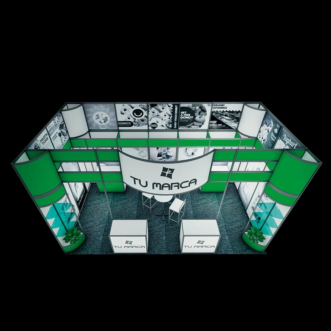 Display 6×3 Aluminio · STV-26-06 — vista 3