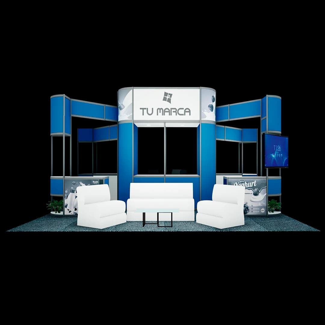 Display 6×6 Aluminio · STV-26-07